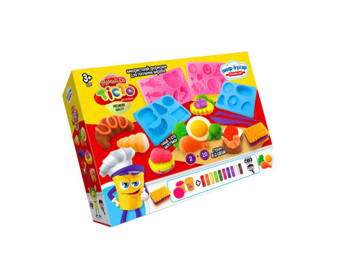 Креативна творчість "Тісто для ліплення "Шеф-кухар" TMD-17-01U…-04U з формами Сендвіч-бар