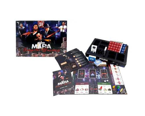 Настільна економічна гра "MAFIA. Gangster Business. Premium" MAF-03-01U українською мовою