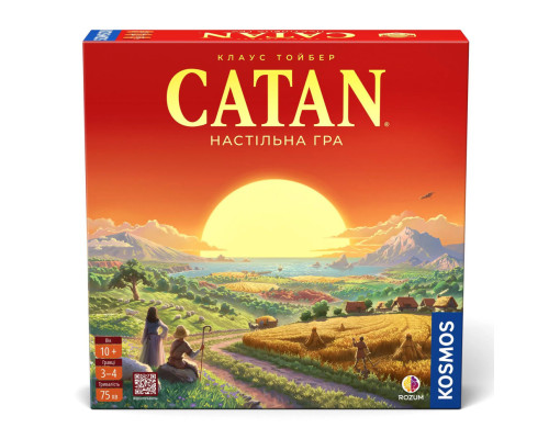 Настольная стратегическая игра CATAN R100UA от 10 лет, 3-4 игрока