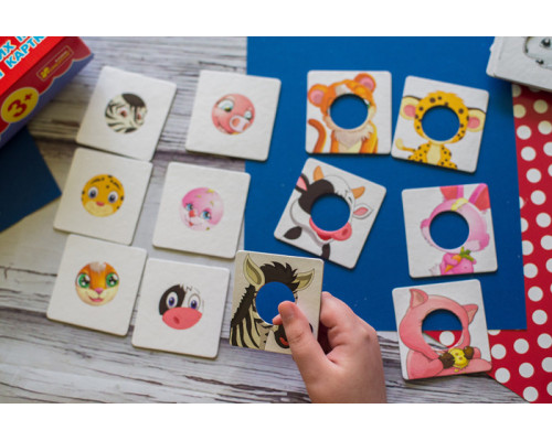 Детские учебные пазлы. Забавные зверьки 13203008, 14 развивающих игр в наборе