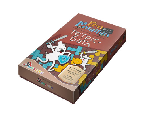 Дитяча настільна гра магнітна "Тетріс-батл" 1418 від 5-ти років