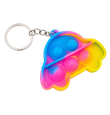 Детский антистресс-брелок Pop It мини Авто AA3641-7 силикон, 6,3х4,3х1 см