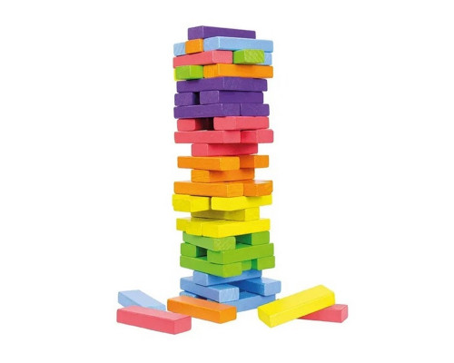 Настільна гра "Вежа-балансир Дженга" 900781 з кубиком