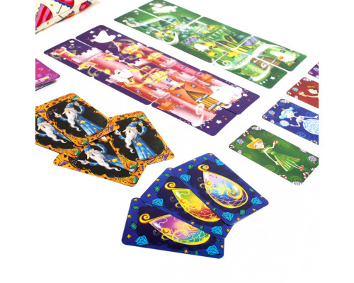 Дитяча настільна гра в мішечку "Чарівні кристали" VT8077-12 карткова