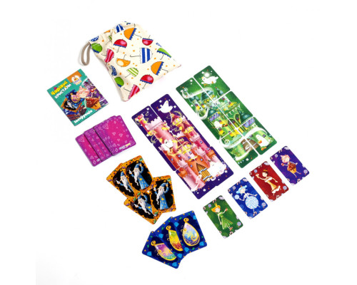 Дитяча настільна гра в мішечку "Чарівні кристали" VT8077-12 карткова