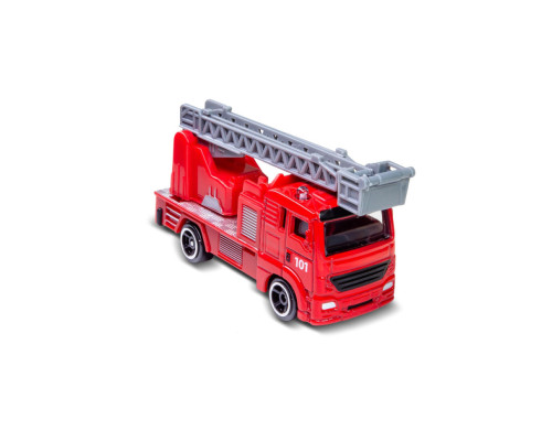 Детская автомодель "Пожарная машина" TechnoDrive 250421CG-6, масштаб 1:64