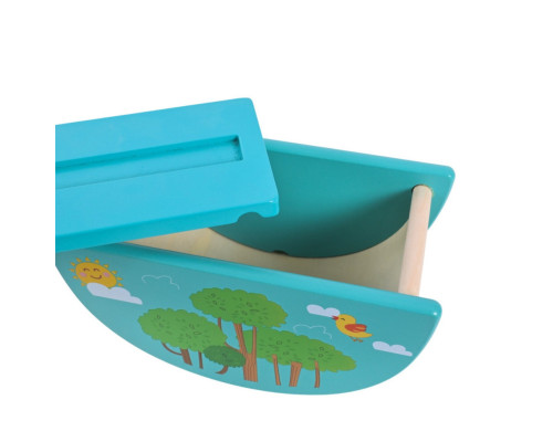 Деревянная игрушка Балансир-шнуровка 2 в 1 C9406