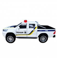 Дитяча автомодель Toyota Hilux Police TechnoDrive KM250426 масштаб 1:32