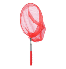 Сачок для бабочек MS 1287 ручка-телескоп Красный