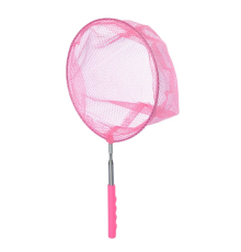Сачок для бабочек MS 1287 ручка-телескоп Розовый