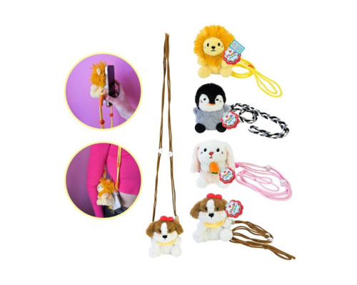 М'яка іграшка-тримач для телефону PLC25005(White) 9х8х11 см