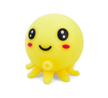 Дитяча іграшка-антистрес "Восьминіг" MS 3951(Yellow) з борошном, 7,5 см