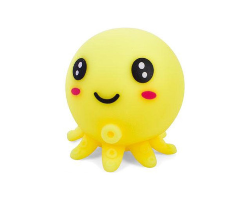 Дитяча іграшка-антистрес "Восьминіг" MS 3951(Yellow) з борошном, 7,5 см