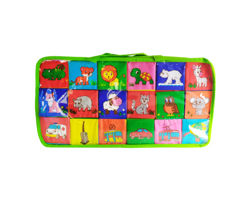 Набір м'яконабивних кубиків 3 в 1 Macik MC 090601-16 18 шт