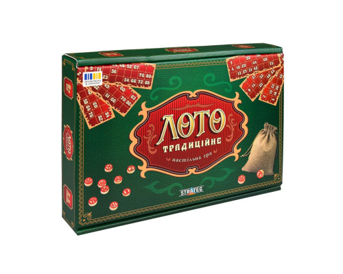 Настольная игра "Традиционное Лото" 30488 бочонки 90 штук