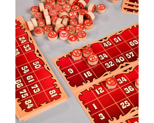 Настольная игра "Традиционное Лото" 30488 бочонки 90 штук