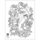 Заспокійлива розфарбовка "Квіткові візерунки" 11422, 16 сторінок