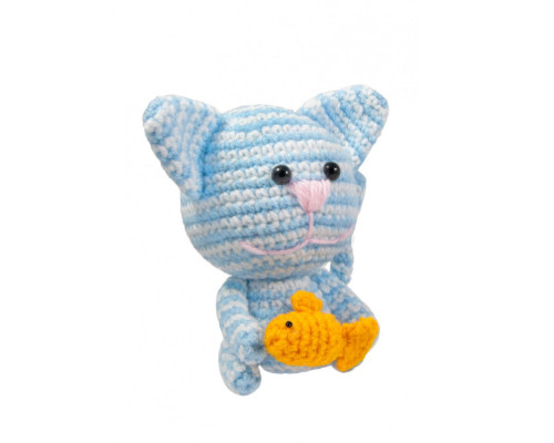 Детский набор для творчества "Котик" BK-005 вязание крючком