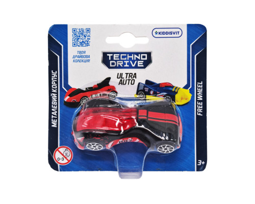 Игровая мини-машинка Ultra Auto TechnoDrive 250321W-9 металлический корпус