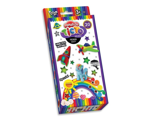 Набір тісту для ліплення "Master Do" TMD-15-01U 20 кольорів