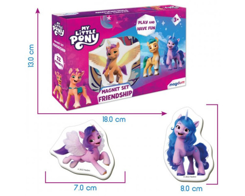Набір магнітів "My Little Pony Дружба" Magdum МЕ 5031-21