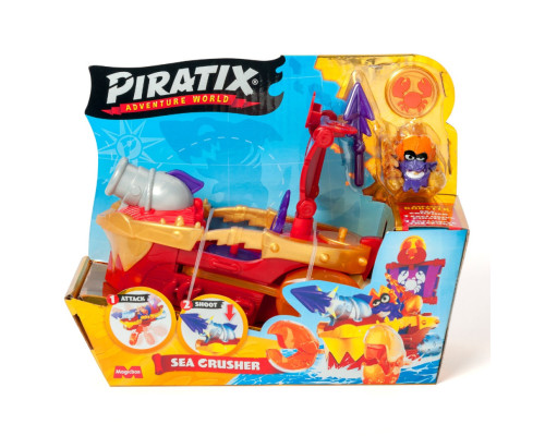 Дитячий іграшковий набір з фігурками "Піратський корабель Морський Громовержець" PIRATIX PPXSP114IN20