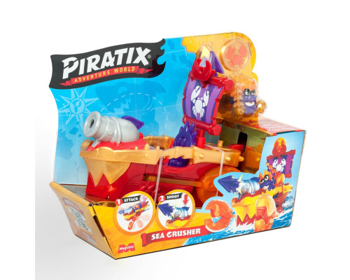 Дитячий іграшковий набір з фігурками "Піратський корабель Морський Громовержець" PIRATIX PPXSP114IN20