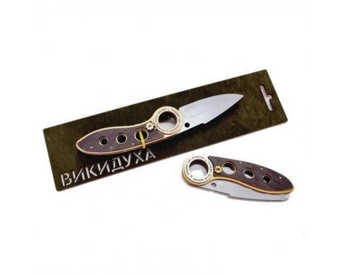 Нож деревянный сувенирный "ВЫКИДУХА ФЛИП" FL-BLACK (BLACK)