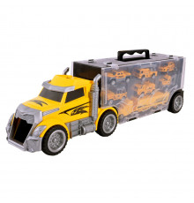 Дитячий трейлер з машинками LH638, 6 машинок