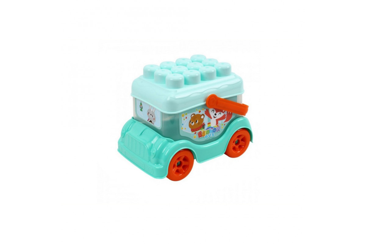 Дитяча іграшка "Автобус-конструктор" 0396TXK(Turquoise) бірюзовий