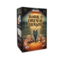 Карткова гра "Вовк в овечій шкурі" orner-2764, 448 карток, інструкція