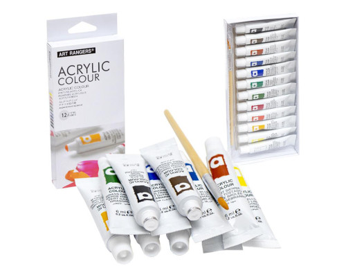 Набор красок акриловых "Art Rangers" A12006, 12 цветов 6 мл