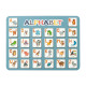 Деревянный алфавит-вкладыш английский "ALPHABET" 3240-03-002 синий 29х39 см