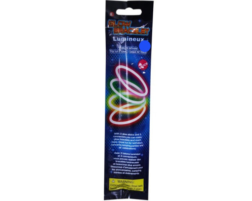 Неоновий браслет 3 в 1 PR908(Blue) 6 годин світла