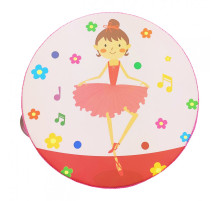 Дерев'яна іграшка Бубен MD 0367 15 см  Балерина