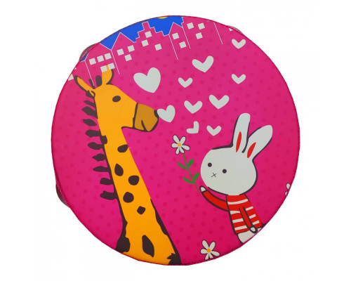 Дерев'яна іграшка Бубен MD 0367 15 см  КроликиЖираф