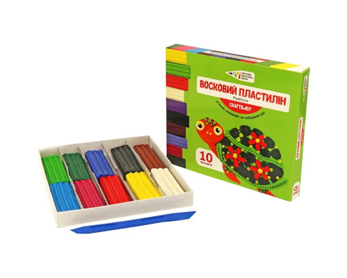 Набір для ліплення пластилін 331016/Cr 10 кольорів