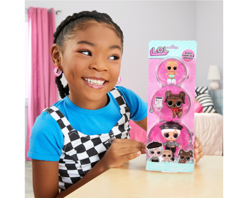 Набір ігрових фігурок Битник Бейбі, Дарлінг Доггі L.O.L. Surprise! 987888 серії «OPP Tot + Pet + Lil Sis»