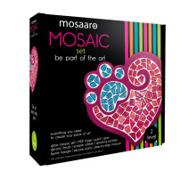 Набір для творчості скляна мозаїка "Лапа з серцем" MA2032, 2 рівень