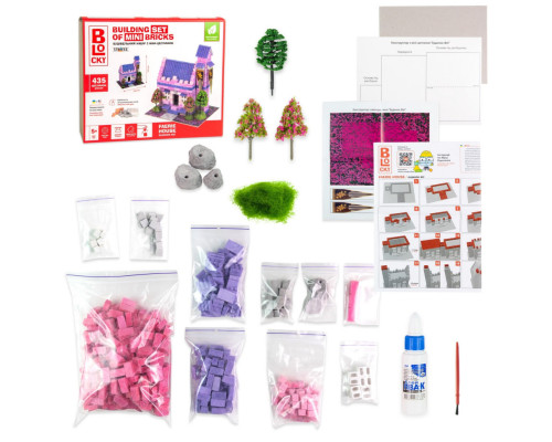 Строительный набор для творчества Дом Феи BLOCKY 31020 из мини-кирпичиков