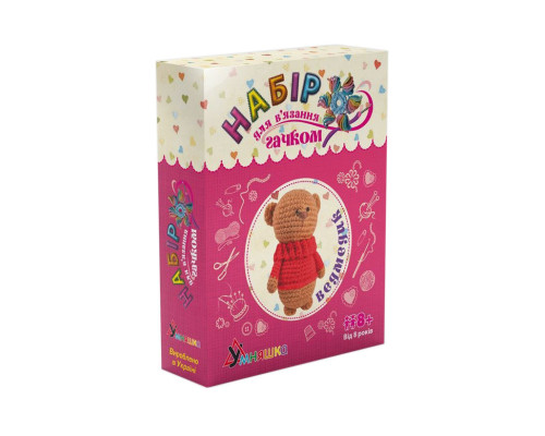 Набор для творчества. "Медвежонок" BK-003 вязание крючком