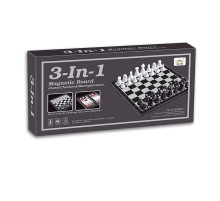Шахи магнітні 3 в 1 QX53810 поле 15 х 15 см