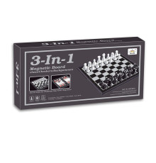 Шахи магнітні 3 в 1 QX53810 поле 15 х 15 см