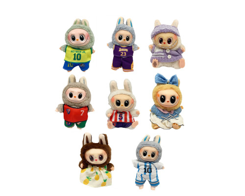 Дитяча м'яка іграшка-брелок The Monsters Labubu Labubu16 в асортименті