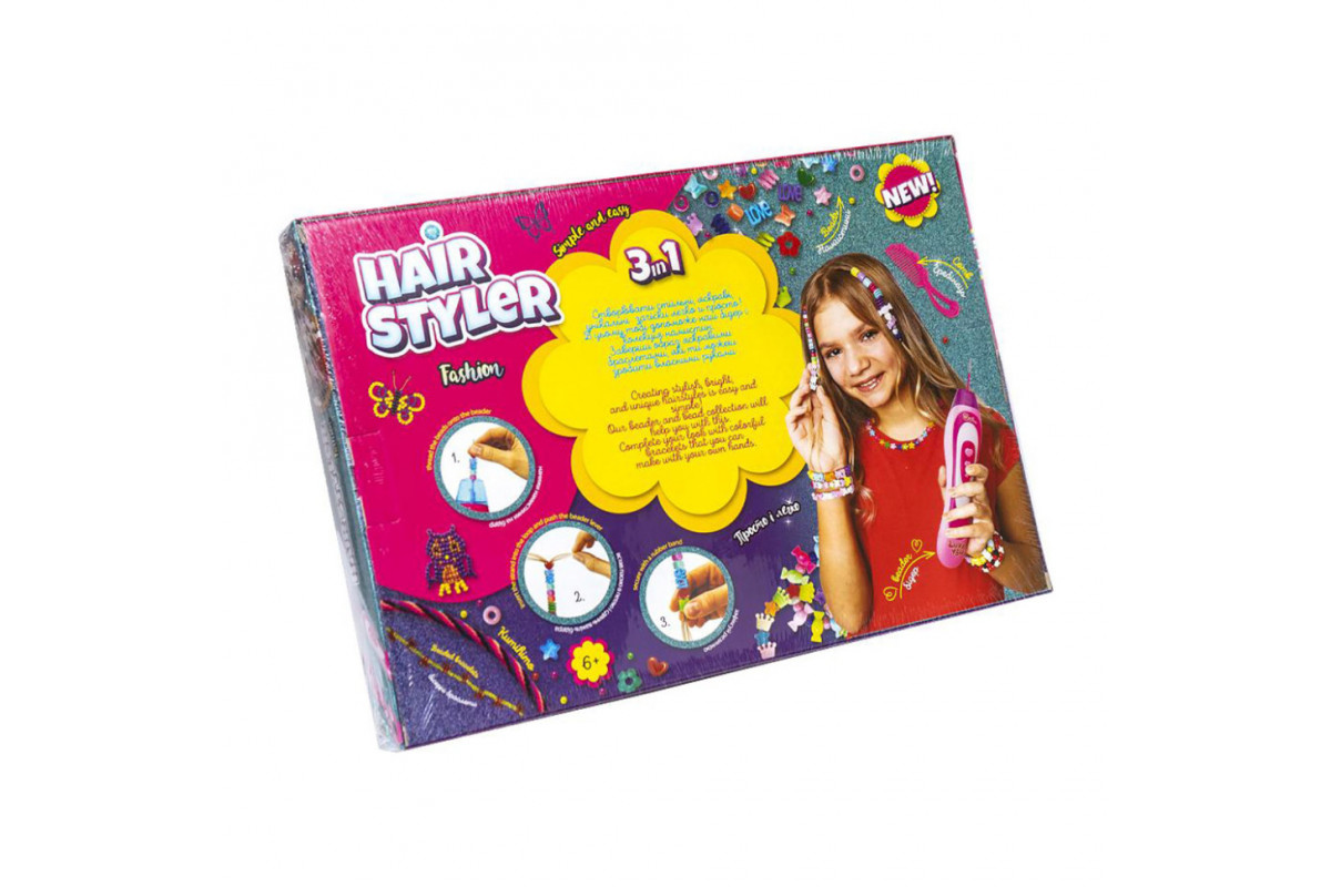 Набір креативної творчості "Hair Styler. Fashion" HS-01-01 верстат для плетіння куміхімо
