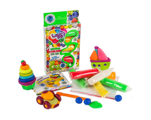 Набір тіста для ліплення TM Lovin'Do Асорті 6 кольорів Арома 41017