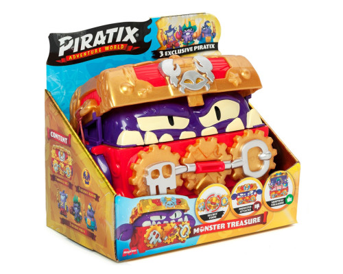 Дитячий іграшковий набір з фігурками "Скриня зі скарбами" PIRATIX PPXSP116IN00
