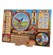 Детская игра-календарь "Мишка-автомеханик" 3-074