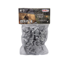 Детский игровой набор солдатиков "Пехота" №1 1-040, 12 солдатиков в наборе