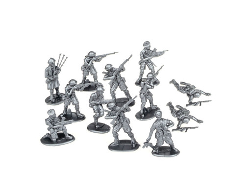 Дитячий ігровий набір солдатиків "Піхота" №1 1-040, 12 солдатиків в наборі